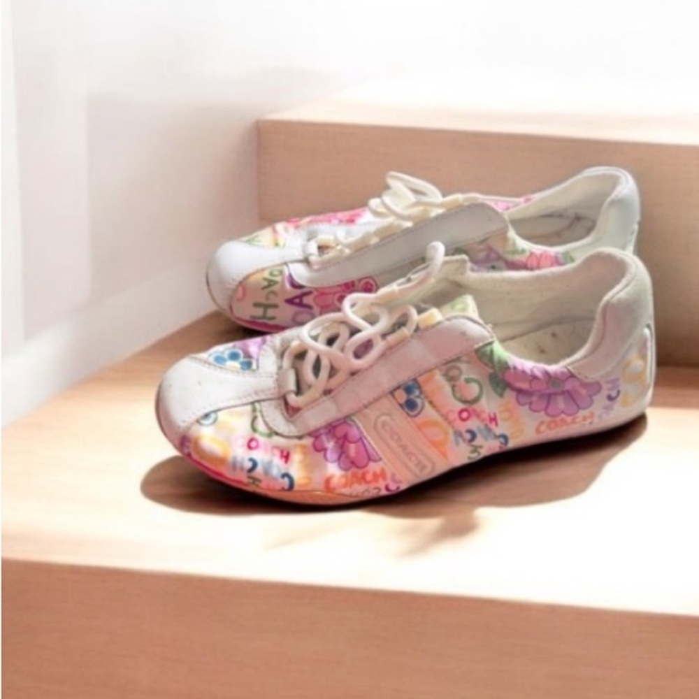 COACH Daisy White Tennis Sneakers
